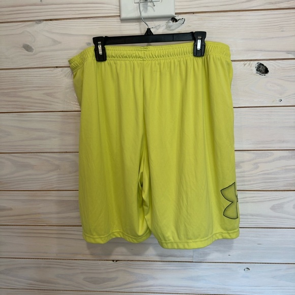 Under Armour Lime Green Sports Shorts - Picture 2 of 7